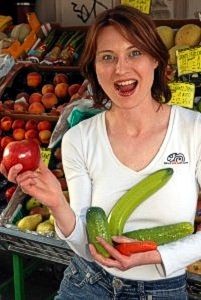 Die Frau mit dem Gemüse