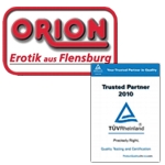 Orion ist Trusted Partner 2010 des TÜV Rheinland