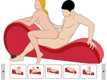 Sexliege.de - Die besten Sexpositionen für jedes Möbelstück.